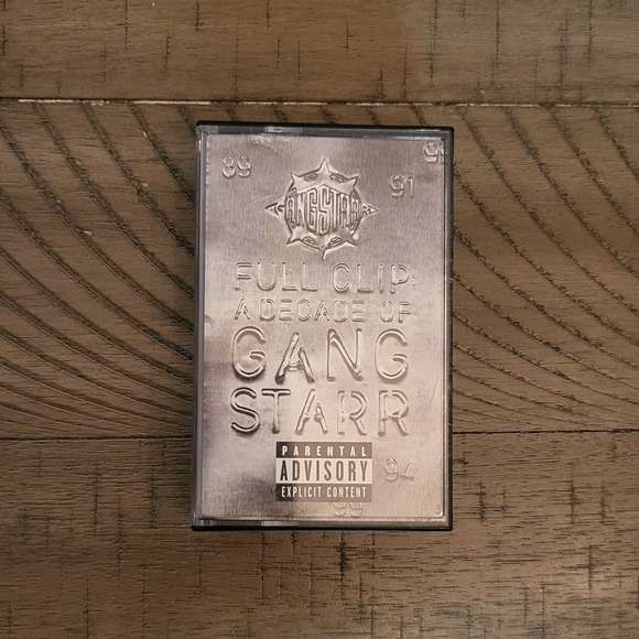 Vintage Gang Starr "Full Clip A Decade of Gang Starr" Two Cassette Bundle - Picture 1 of 4